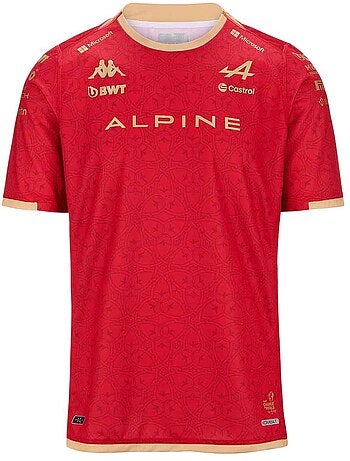 Camisola kappa kombat 2024 vermelha para homem
