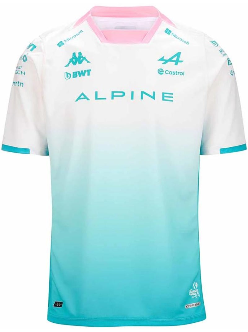 Camisola kappa kombat branca/rosa para homem Branco - Kiabi