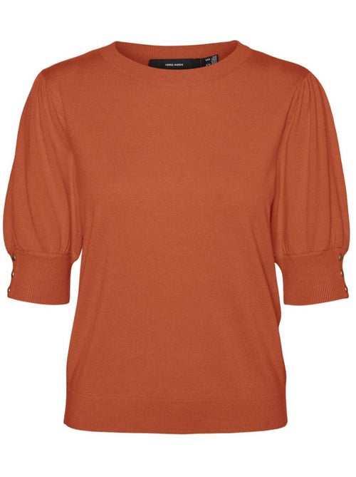 Camisola laranja vero moda holly karis 2/4 para mulher - Kiabi Camisola laranja vero moda holly karis 2/4 para mulher - Kiabi