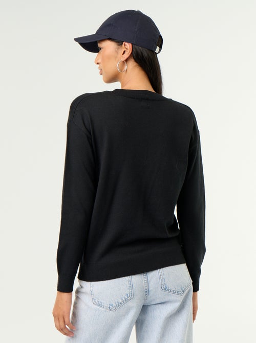 Camisola leve com decote em V - Kiabi