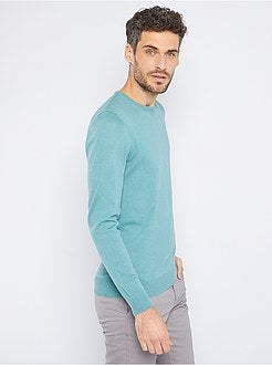 Camisola leve com gola redonda - Kiabi