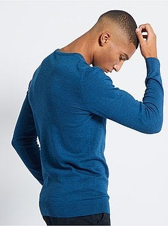 Camisola leve com gola redonda - Kiabi