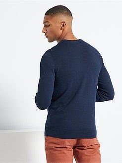 Camisola leve com gola redonda - Kiabi