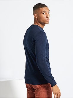 Camisola leve com gola redonda - Kiabi