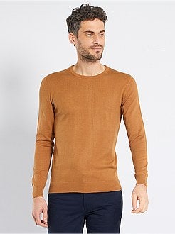 Camisola leve com gola redonda - Kiabi