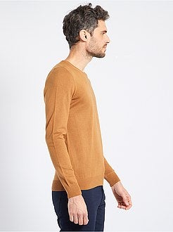 Camisola leve com gola redonda - Kiabi