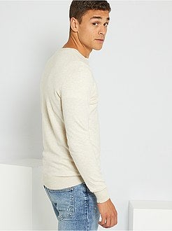 Camisola leve com gola redonda - Kiabi