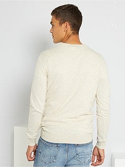 Camisola leve com gola redonda - Kiabi