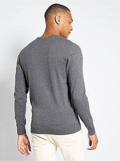 Camisola leve com gola redonda - Kiabi