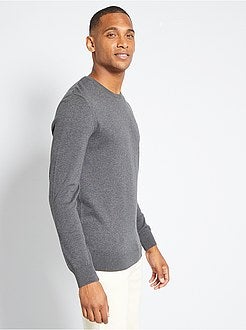 Camisola leve com gola redonda - Kiabi