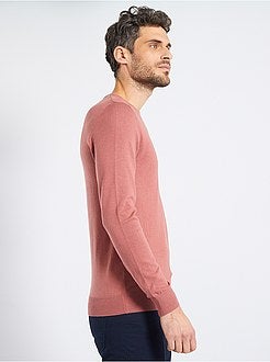 Camisola leve com gola redonda - Kiabi