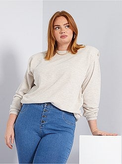 Camisola leve com ombreiras - Kiabi