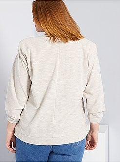 Camisola leve com ombreiras - Kiabi