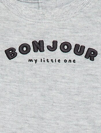 Camisola leve em algodão stretch com estampado