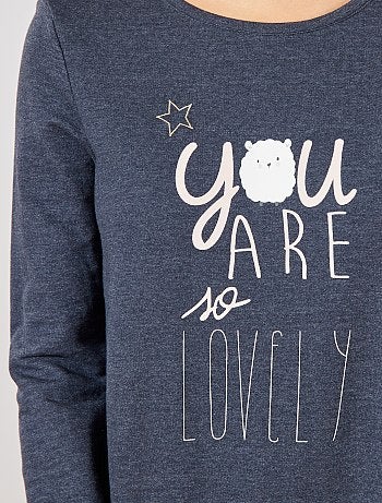 Camisola leve estampada - Kiabi