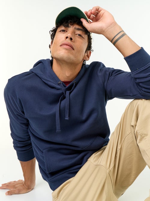 Camisola lisa com capuz - Kiabi Camisola lisa com capuz - Kiabi