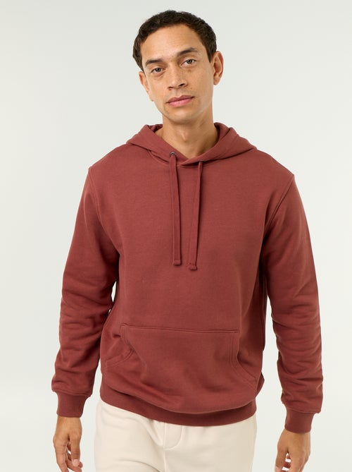 Camisola lisa com capuz - Kiabi Camisola lisa com capuz - Kiabi