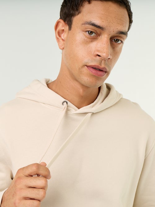 Camisola lisa com capuz - Kiabi Camisola lisa com capuz - Kiabi