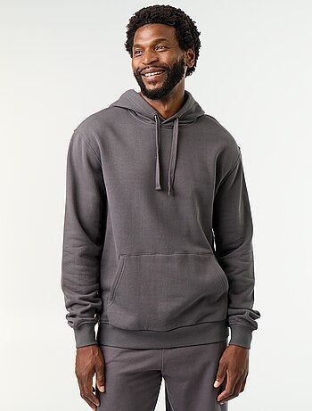Camisola lisa com capuz