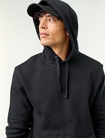 Camisola lisa com capuz