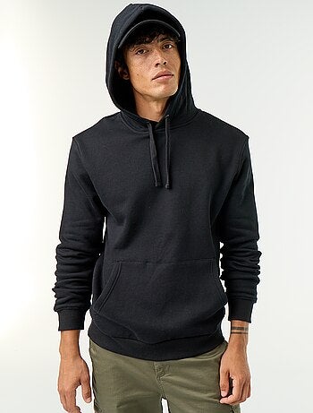 Camisola lisa com capuz