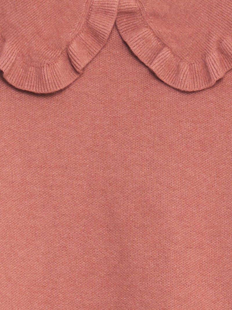 Camisola lisa com gola Claudine ROSA - Kiabi