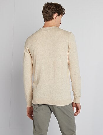 Camisola lisa de gola redonda +1,90 m