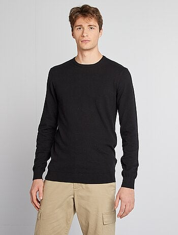 Camisola lisa de gola redonda +1,90 m