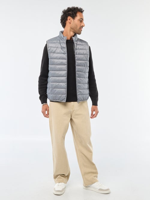 Camisola lisa de gola redonda - Kiabi