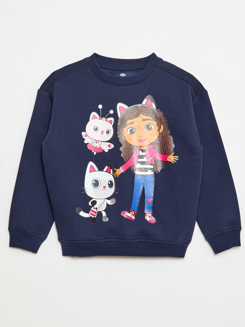Camisola lisa 'Gabby's Dollhouse' 'Dreamworks' Azul - Kiabi