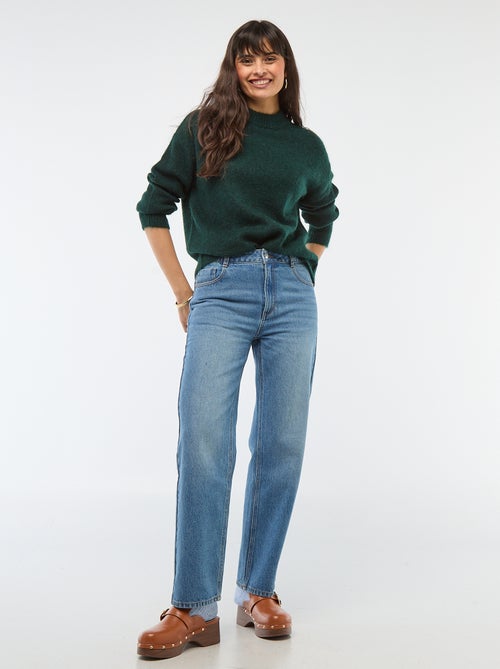 Camisola macia em mohair e lã - Kiabi