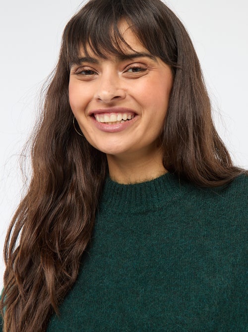 Camisola macia em mohair e lã - Kiabi