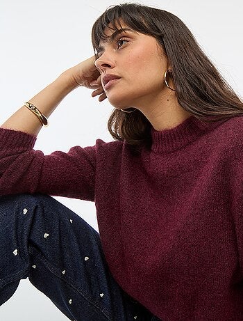 Camisola Suave em Mohair e Lã