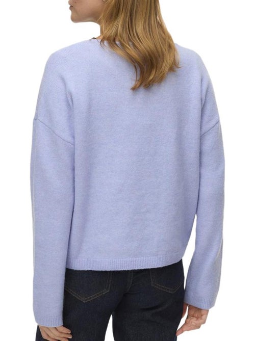 Camisola Malha Mauve Vero Moda Besti para Mulher - Kiabi