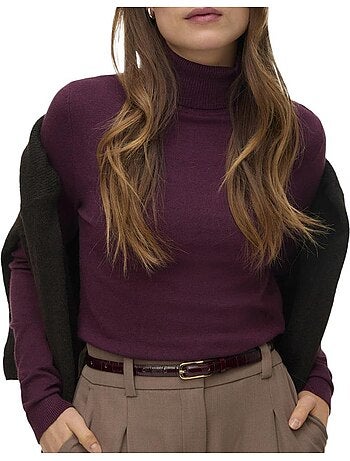 Camisola Malha Mauve Vero Moda Happiness 95 para Mulher