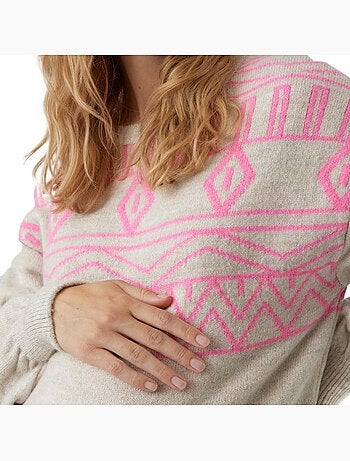 Camisola Mamalicious Lilka Cru para Mulher