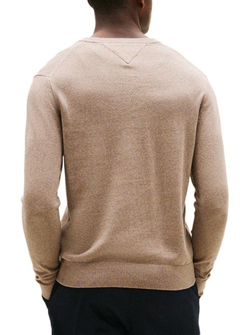 Camisola marrom de homem tommy hilfiger pima mw0mw28047 - Kiabi Camisola marrom de homem tommy hilfiger pima mw0mw28047 - Kiabi