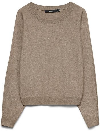 Camisola preta de mulher vero moda happyglitter batwing