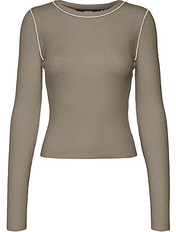 Camisola Marrom Vero Moda Kara para Mulher