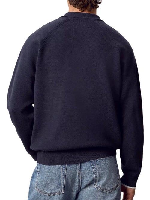 Camisola masculina calvin klein jeans varsity azul marinho - Kiabi Camisola masculina calvin klein jeans varsity azul marinho - Kiabi