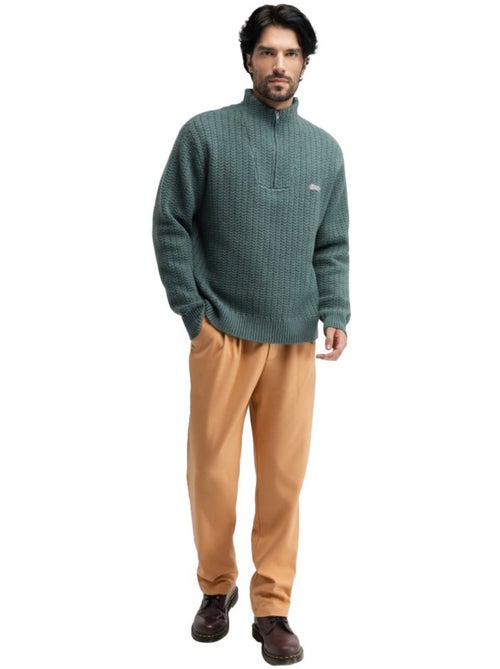 Camisola meio fecho zipper e gola subida para homem - Kiabi Camisola meio fecho zipper e gola subida para homem - Kiabi