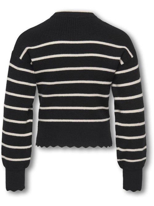 Camisola Menina Kogibi Kids ONLY Preta/Branca - Kiabi Camisola Menina Kogibi Kids ONLY Preta/Branca - Kiabi