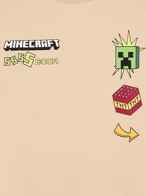 Camisola 'Minecraft' de manga comprida - Kiabi Camisola 'Minecraft' de manga comprida - Kiabi