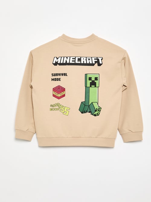 Camisola 'Minecraft' de manga comprida - Kiabi Camisola 'Minecraft' de manga comprida - Kiabi