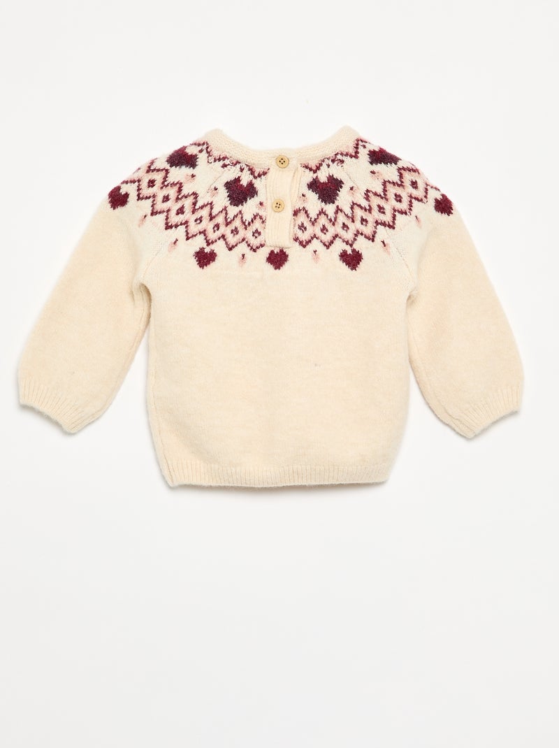 Camisola 'Minnie' 'Disney' de gola redonda Branco - Kiabi