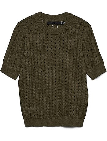 Camisola Morena Kaki Escuro Vero Moda para Mulher