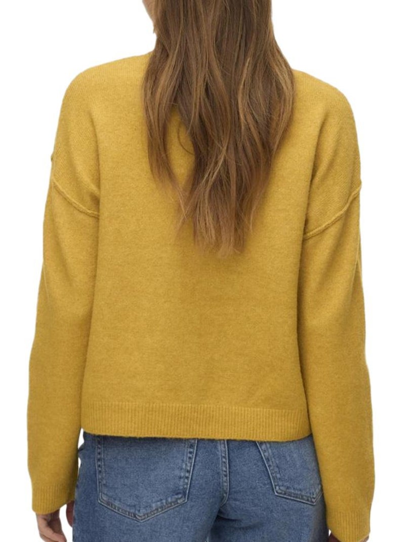 Camisola Mostarda Vero Moda Besti para Mulher Amarelo - Kiabi