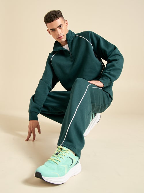 Camisola multi-desportiva com gola alta com fecho - (ekstract) - Kiabi