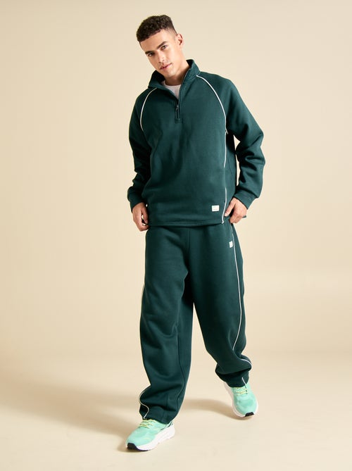 Camisola multi-desportiva com gola alta com fecho - (ekstract) - Kiabi