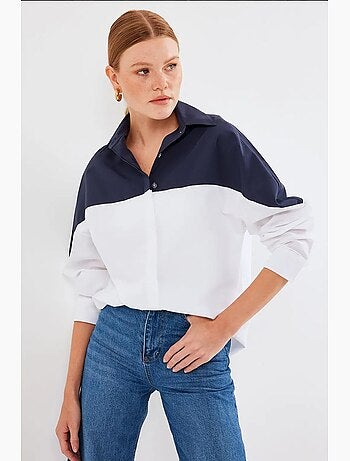 Camisola oversize block color bdart
